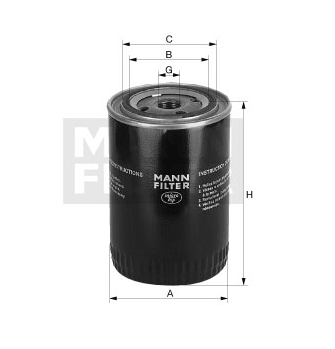 MANN-FILTER WD10016 Wechselfilter