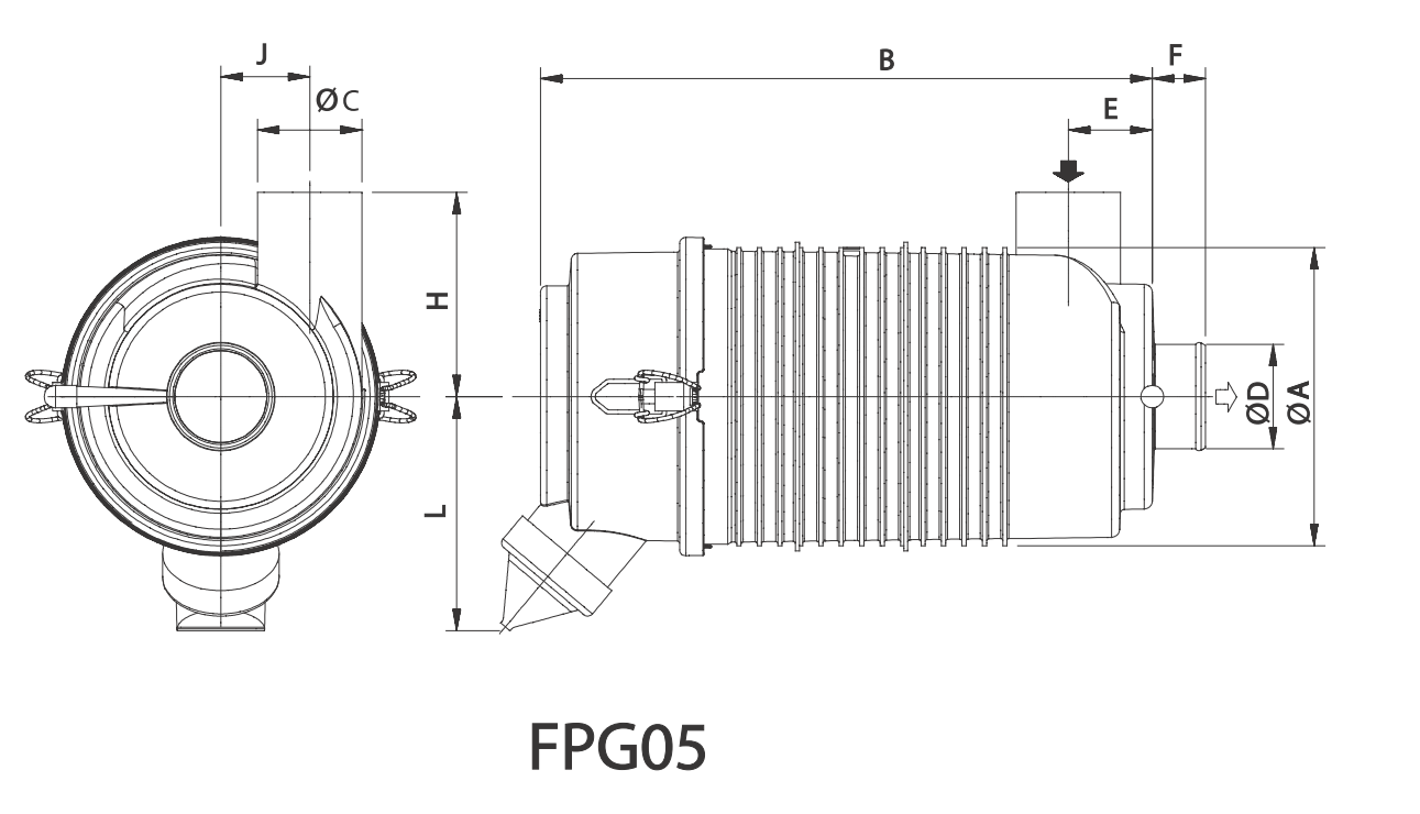 DONALDSON Luftfilter G057512 (RadialSeal FPG)
