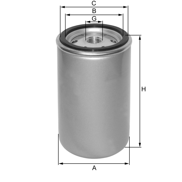 Fil Filter ZP89F Kraftstofffilter SpinOn