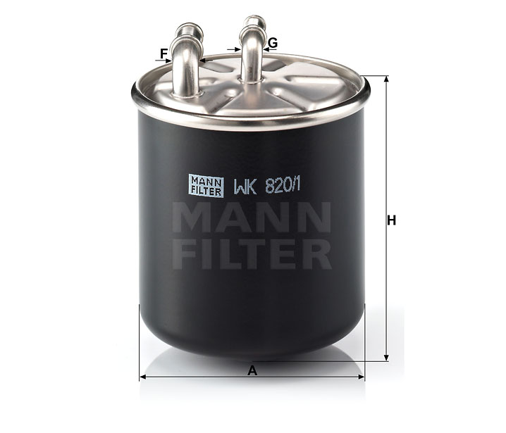 WK820/1 Kraftstoff-Leitungsfilter (Inline)