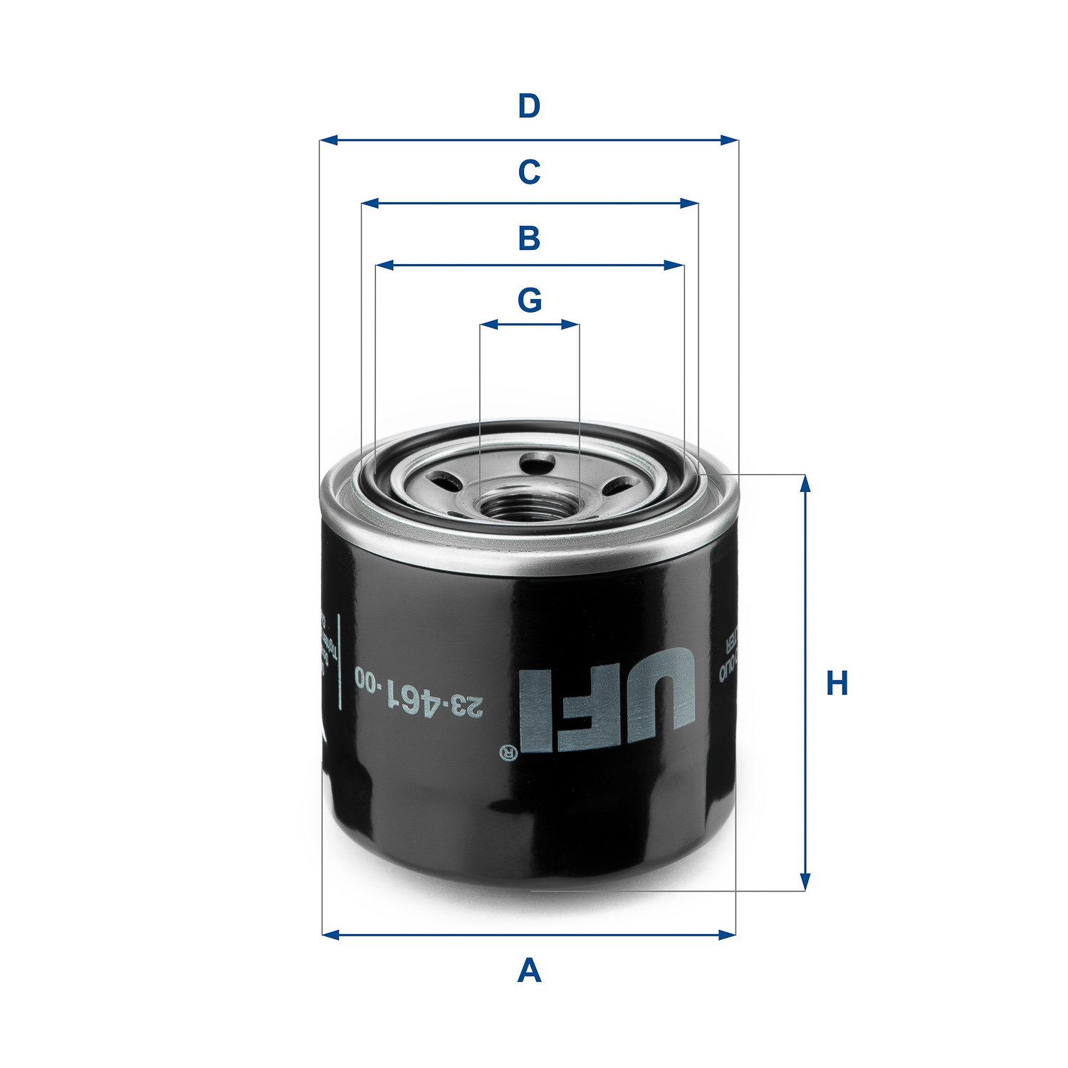 UFI FILTERS 23.461.00 Ölfilter SpinOn
