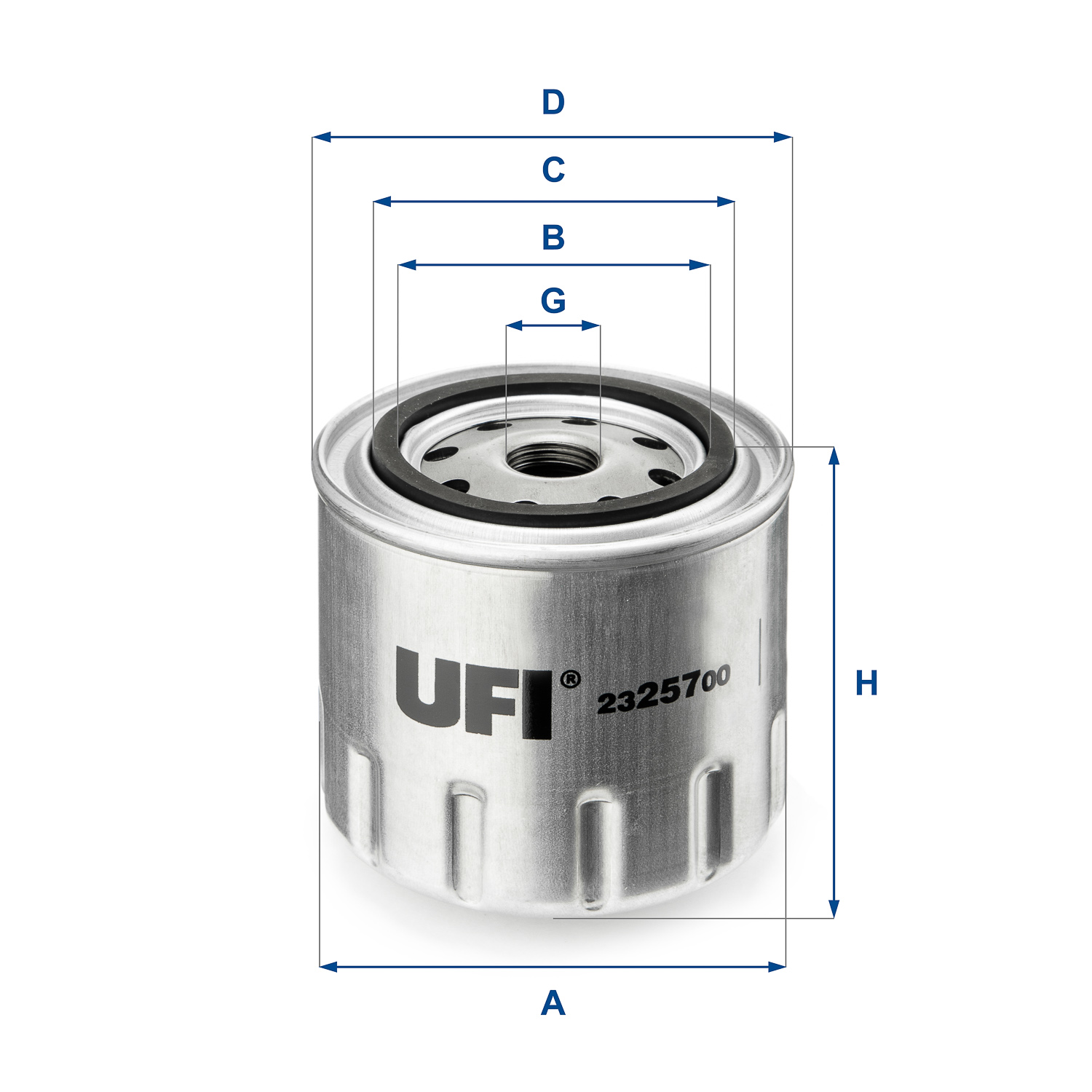 UFI FILTERS 23.257.00 Ölfilter SpinOn