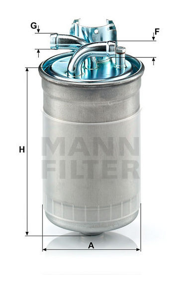MANN-FILTER WK823/1 Kraftstoff-Leitungsfilter (Inline)