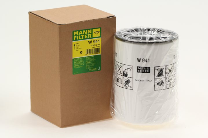 MANN-FILTER W941 Ölfilter SpinOn