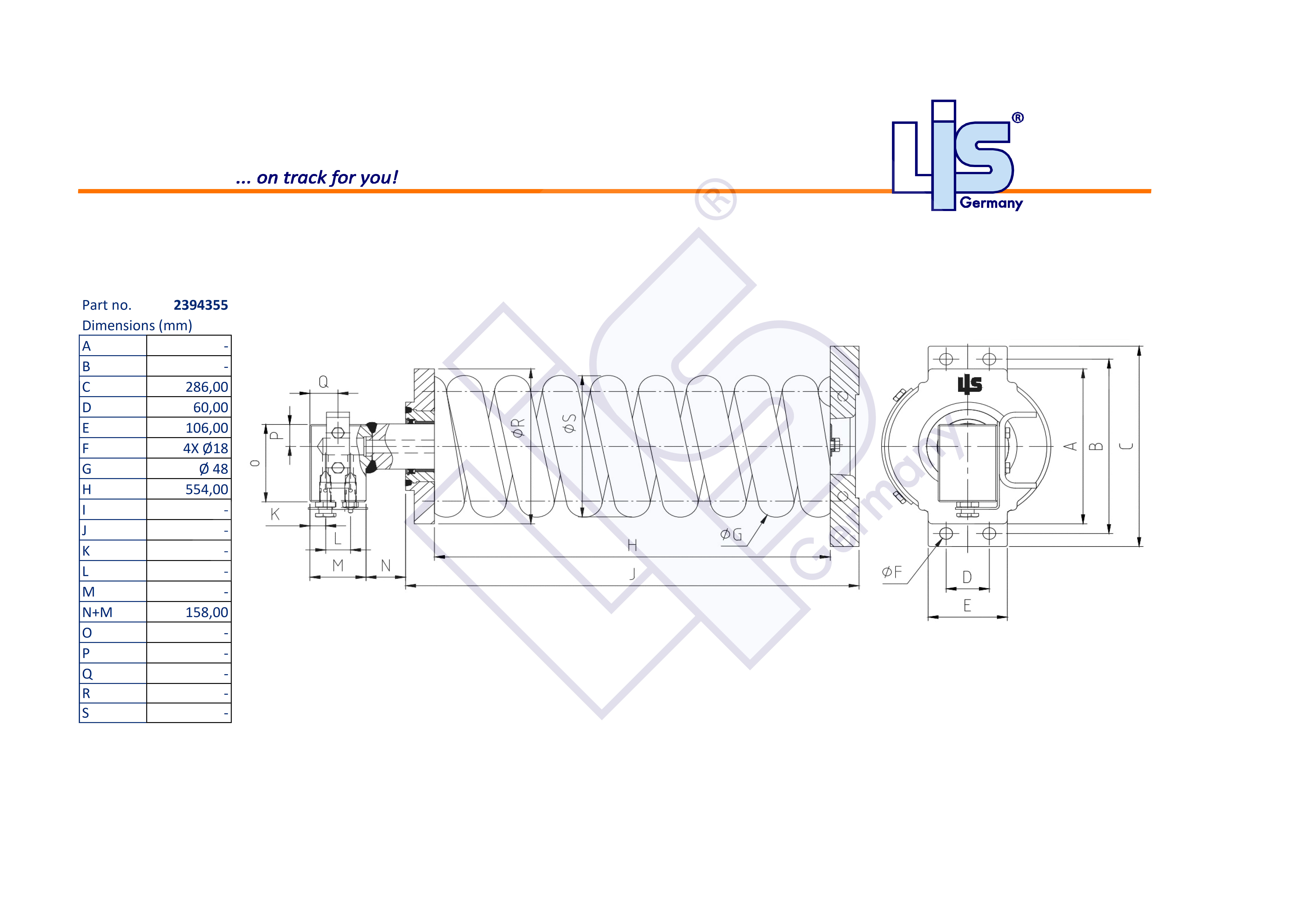 TRACK ADJUSTER RH suitable for CAT 322C