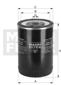 MANN-FILTER WDK1170 Kraftstoffwechselfilter