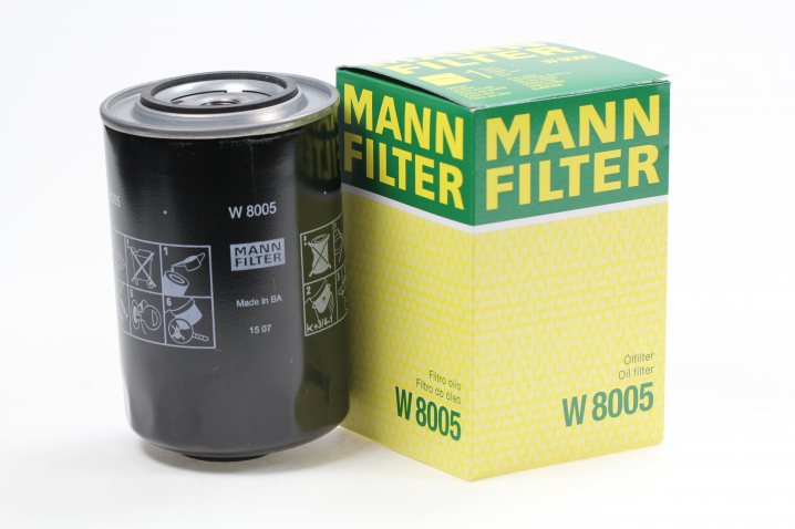 MANN-FILTER W8005 oil filter spin-on
