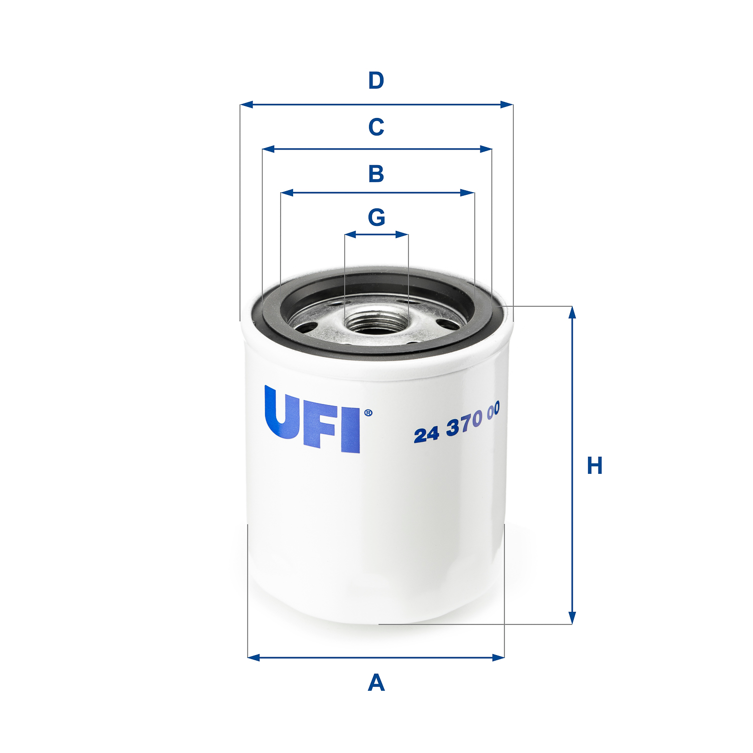 UFI FILTERS 24.370.00 Kraftstofffilterelement