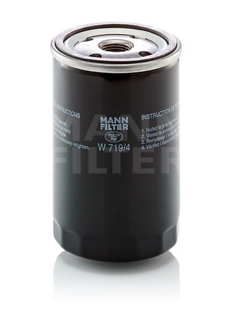MANN-FILTER W719/4 Wechselfilter SpinOn