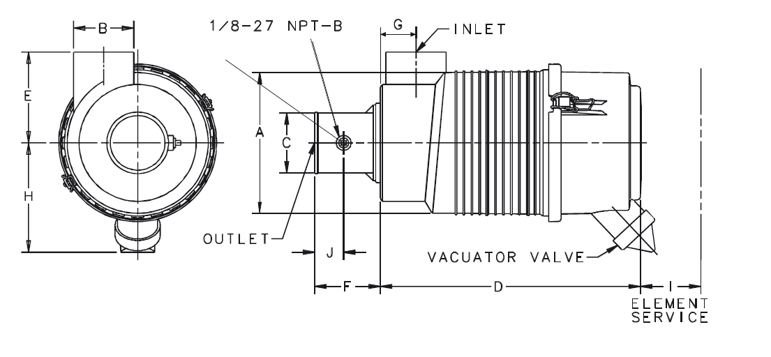 DONALDSON Luftfilter G065424 (RadialSeal FPG)