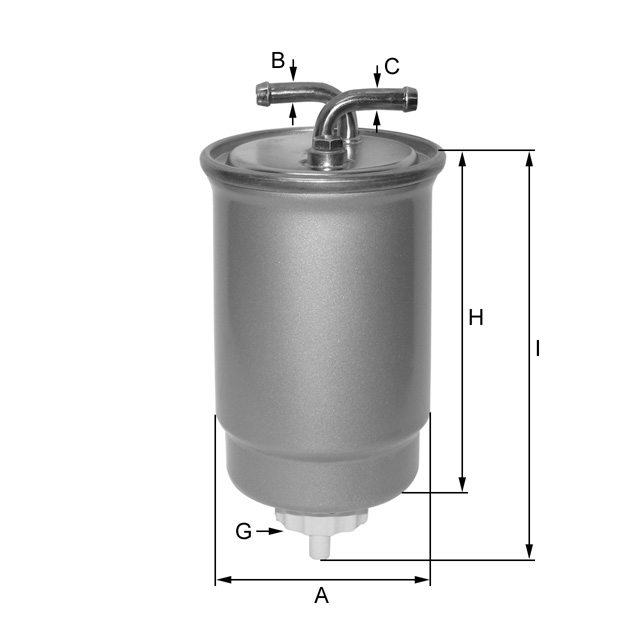 Fil Filter ZP05/3F Kraftstoff-Leitungsfilter (Inline)