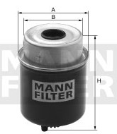 MANN-FILTER WK8132 Kraftstoffwechselfilter