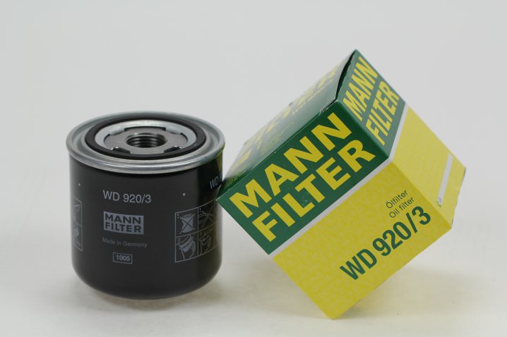 MANN-FILTER WD920/3 Ölfilter SpinOn