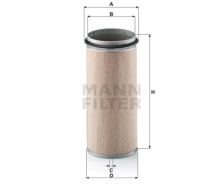 CF1620 air filter element (secondary)