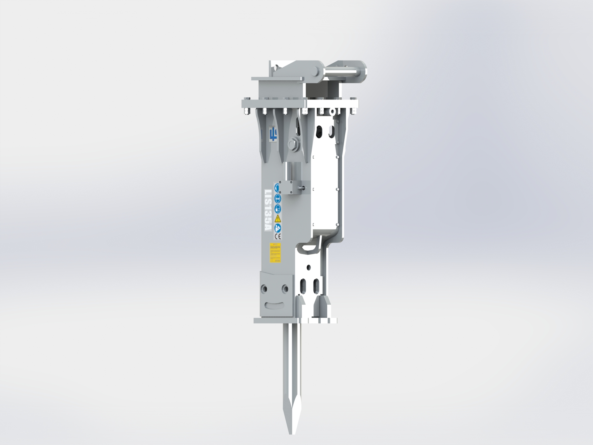 LIS Hydraulikhammer 16,0t - 21,0t Bagger mit
Adapter für MS10
