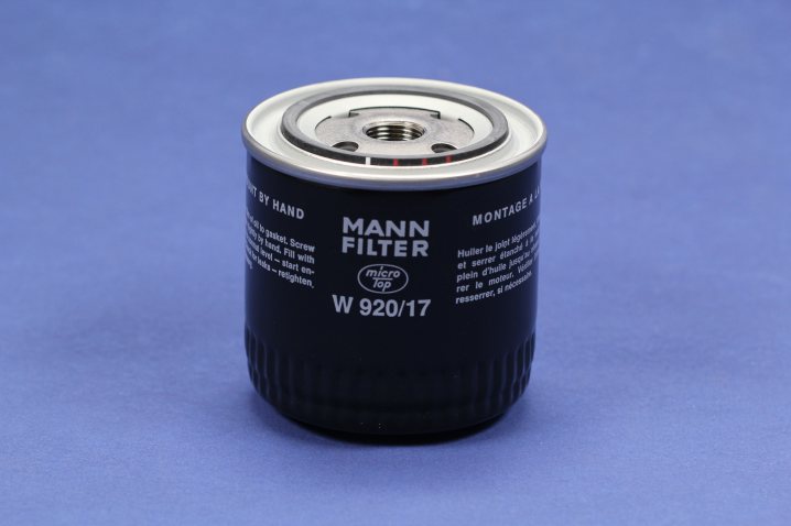 MANN-FILTER W920/17 Ölfilter SpinOn