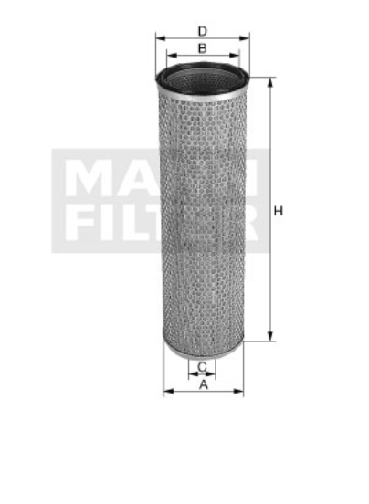 MANN-FILTER CF19006x Luftfilterelement (Sekundärelement)