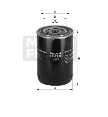 MANN-FILTER WD10009 Hydraulikfilter SpinOn