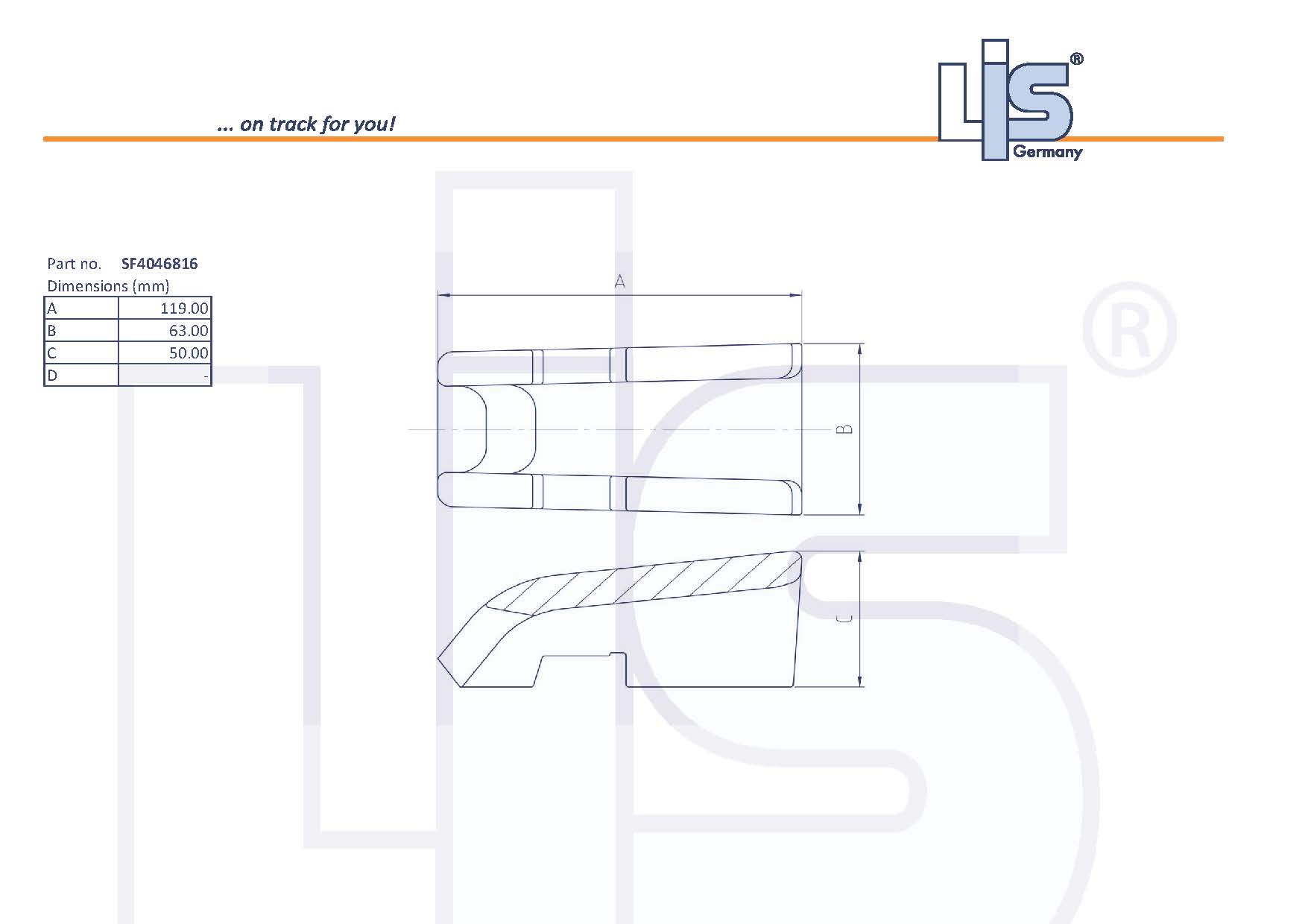 LIS ADAPTER suitable for B-LOCK