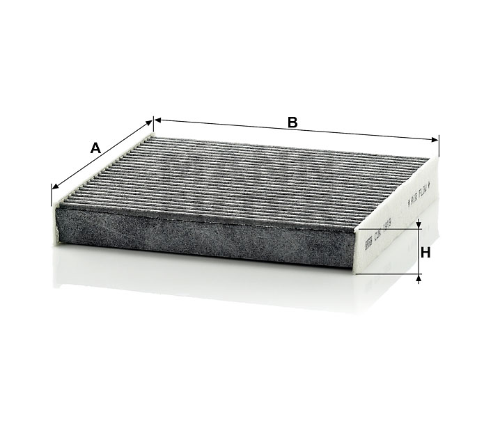 MANN-FILTER CUK1919 Innenraumfilterelement (Aktivkohle)