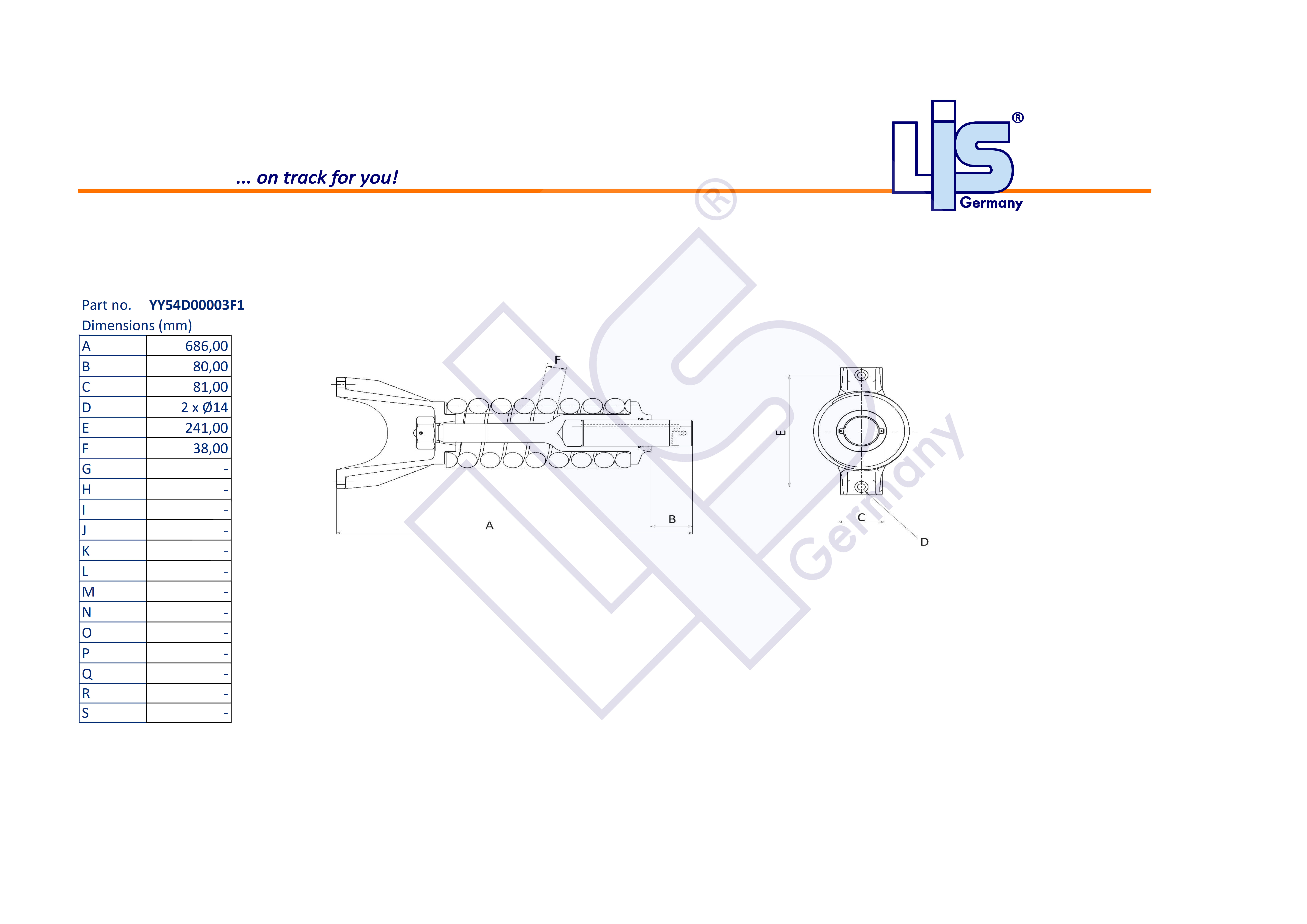 TRACK ADJUSTER & SPRING ASSEMBLY to fit
SK1408,140sr