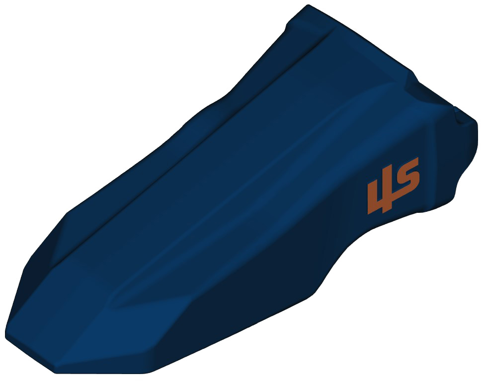 LIS Bucket teeth K110 - Heavy Duty Penetration Loader Bucket Tip suitable for CAT K-System