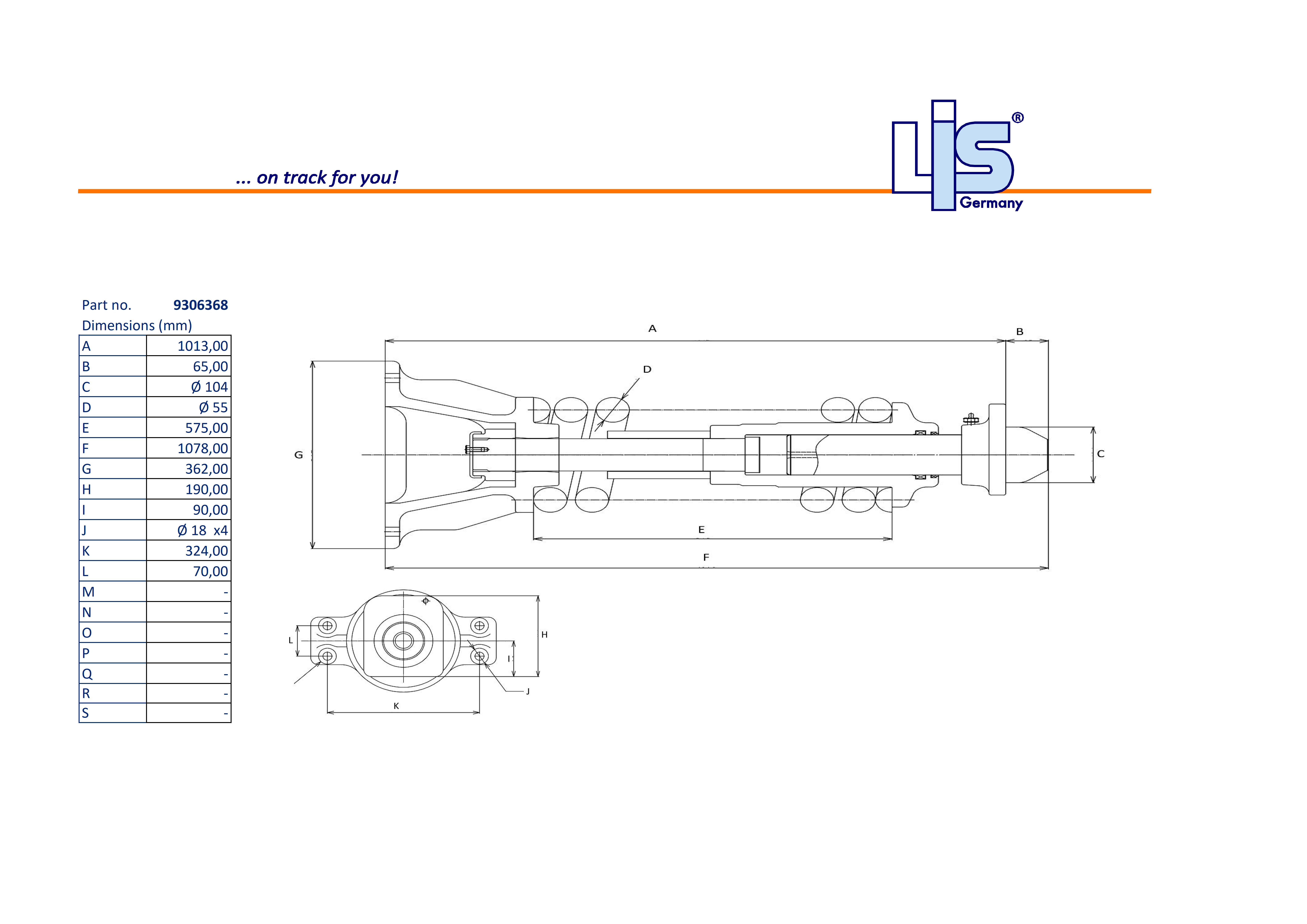 TRACK ADJUSTER & SPRING ASSEMBLY