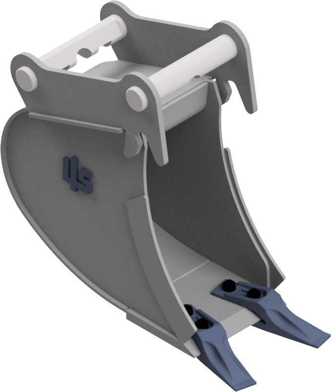 LIS® Minibagger Tieflöffel 20cm aus hochwertigem Stahl für optimale Grab- und Ladeleistung. Jetzt Kaufen!