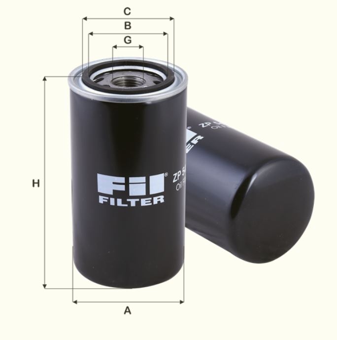 Fil Filter ZP541A oil filter spin-on