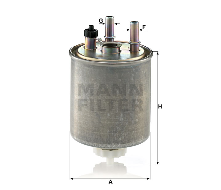 MANN-FILTER WK9022 Kraftstoff-Leitungsfilter (Inline)