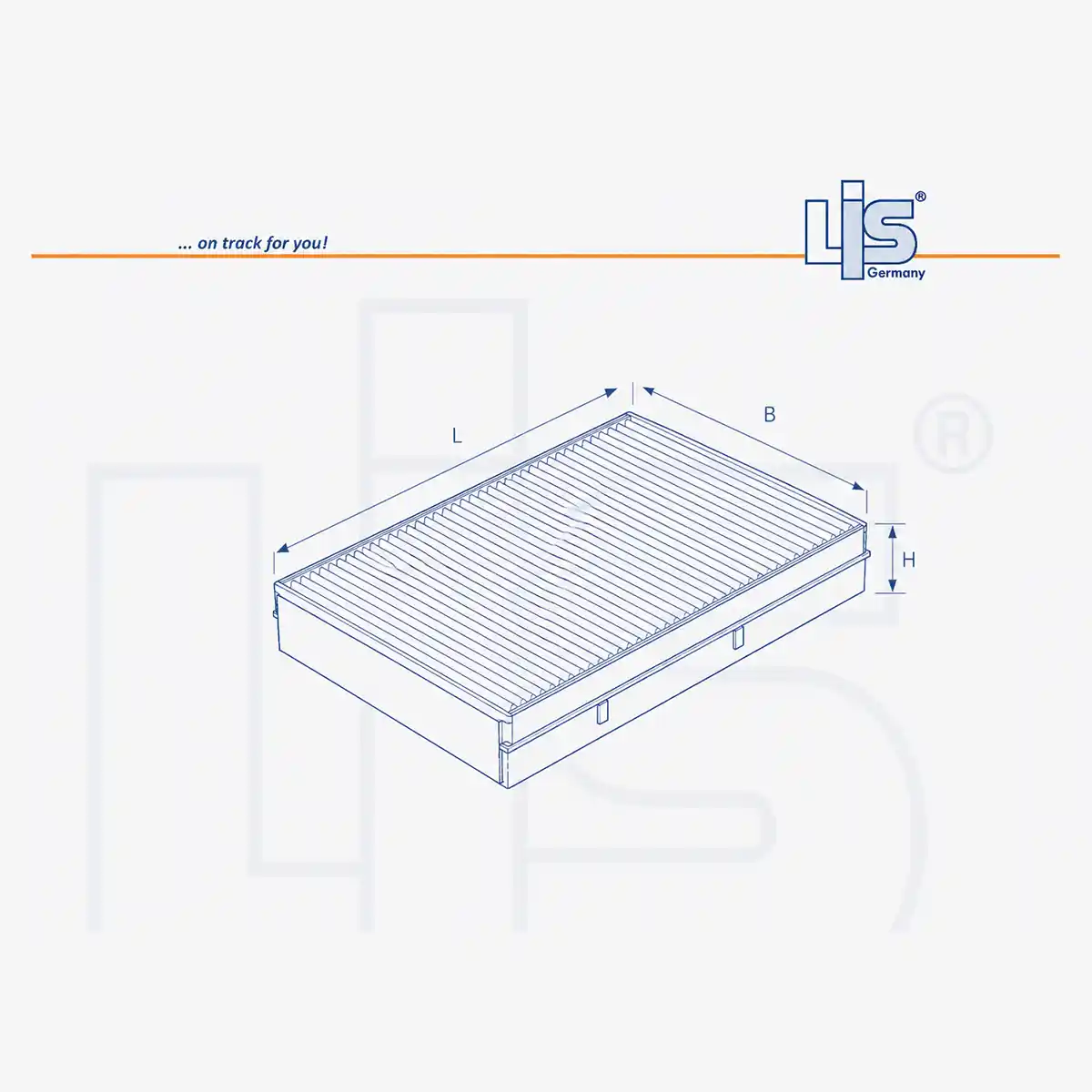 Kabinenfilter für Baumaschinen – Platzhalterbild für Kabinenluftfilter, Innenraumfilter und Frischluftfilter von Baggern, Radladern und weiteren Baumaschinen