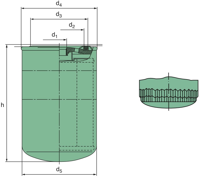 MANN-FILTER W950/17 oil filter (spin-on)