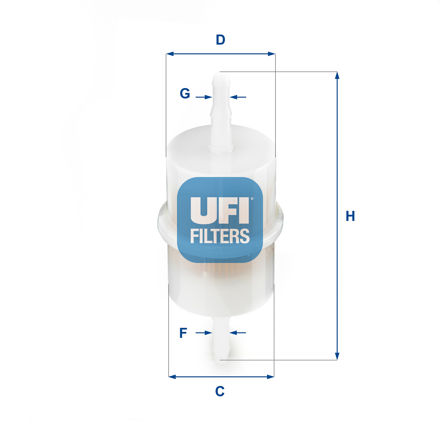 UFI FILTERS 31.001.00 Kraftstofffilterelement