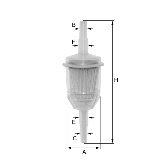 Fil Filter ZP8014FP Kraftstoff-Leitungsfilter (Inline)