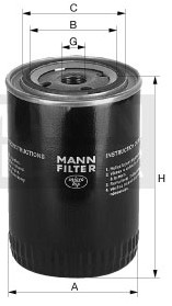 MANN-FILTER W940/15n oil filter spin-on