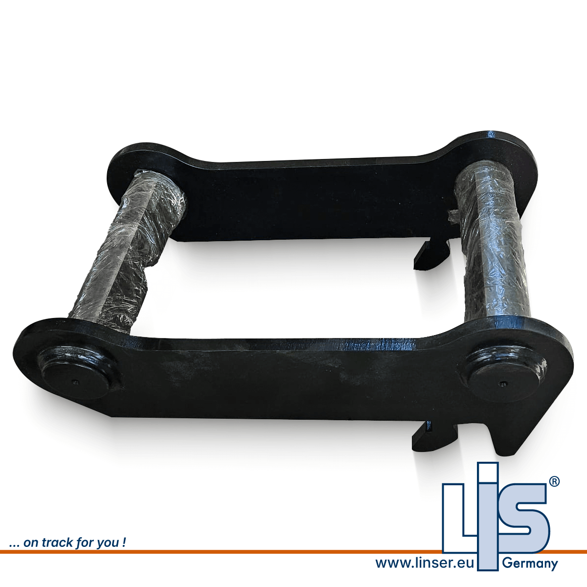 Adapterrahmen Symlock MS03, SY03, SW03, passend für Lehnhoff Schnellwechsler von LIS. Von oben.
