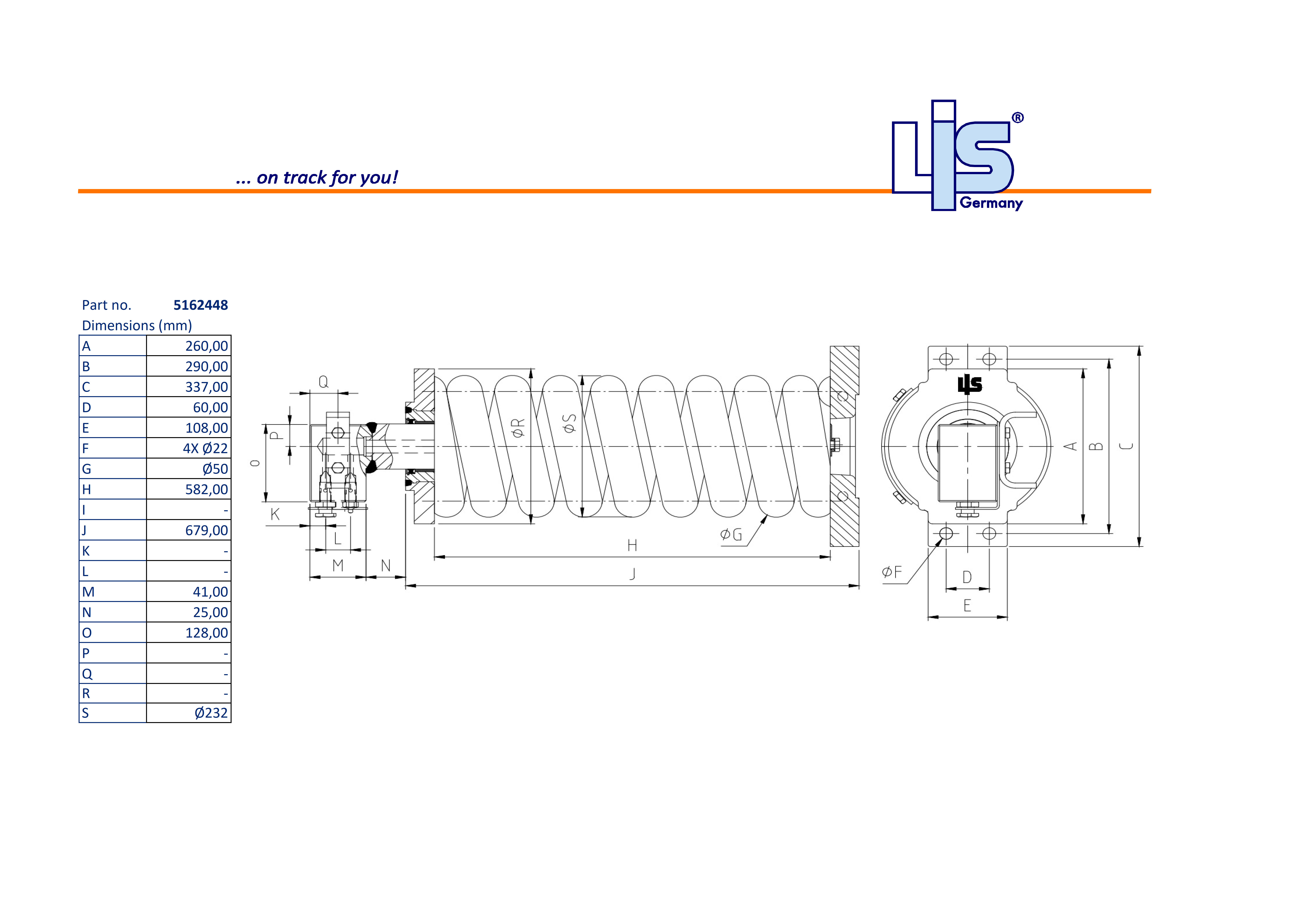 TRACK ADJUSTER to fit CR5884,5162470
