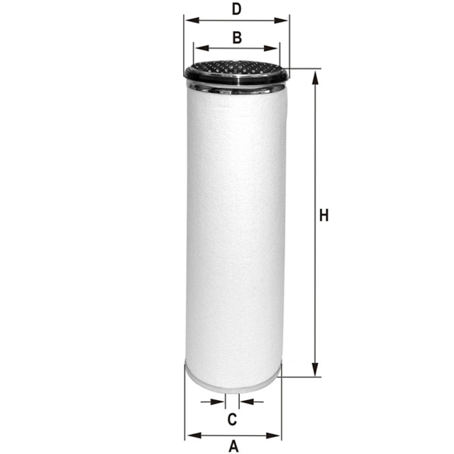 Fil Filter HP783 Luftfilterelement (Sekundärelement)