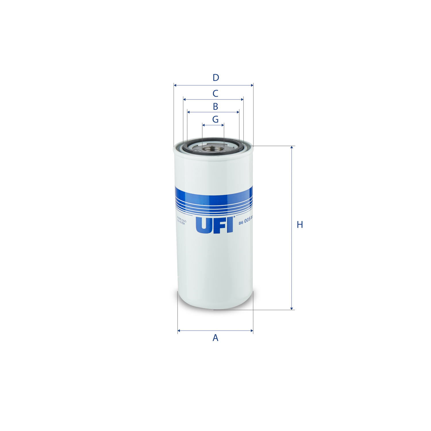 UFI FILTERS 86.005.00 Wechselfilter