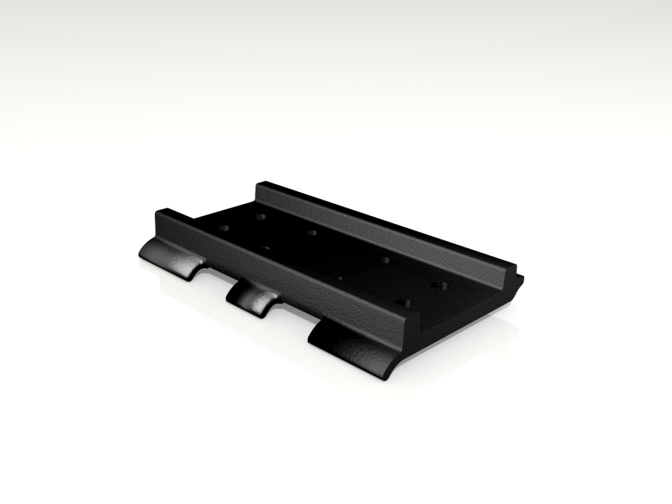 Base plate for Smartpad for Vögele Super 1500V