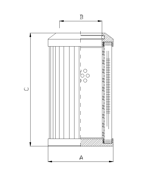 FILTREC DMD149W100B Hydraulikfilterelement (Druckfilter)