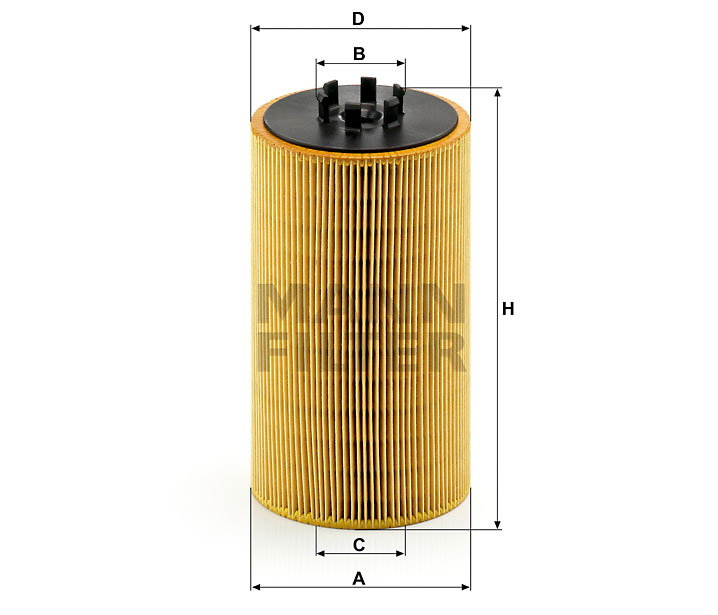 MANN-FILTER HU13125/3x Ölfilterelement (metallfrei)