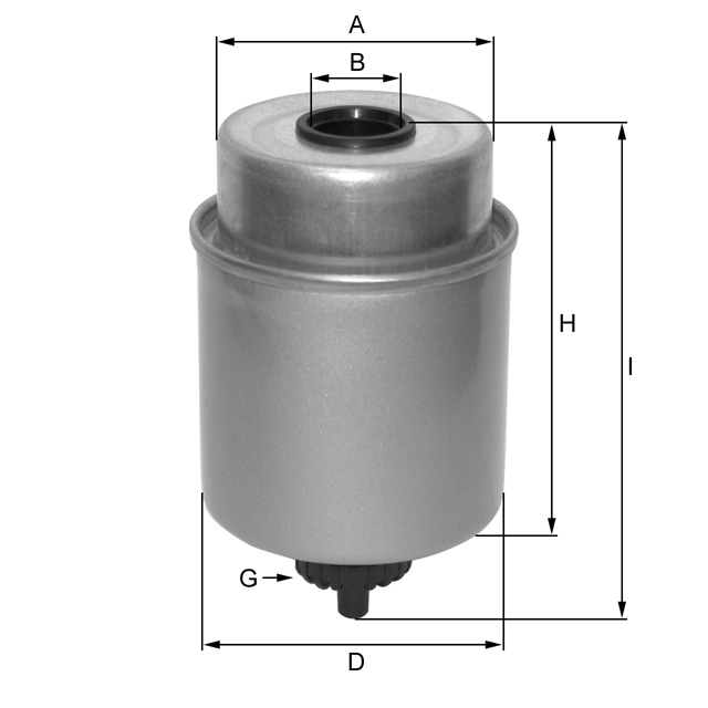 Fil Filter ZP3817F Kraftstofffilter SpinOn