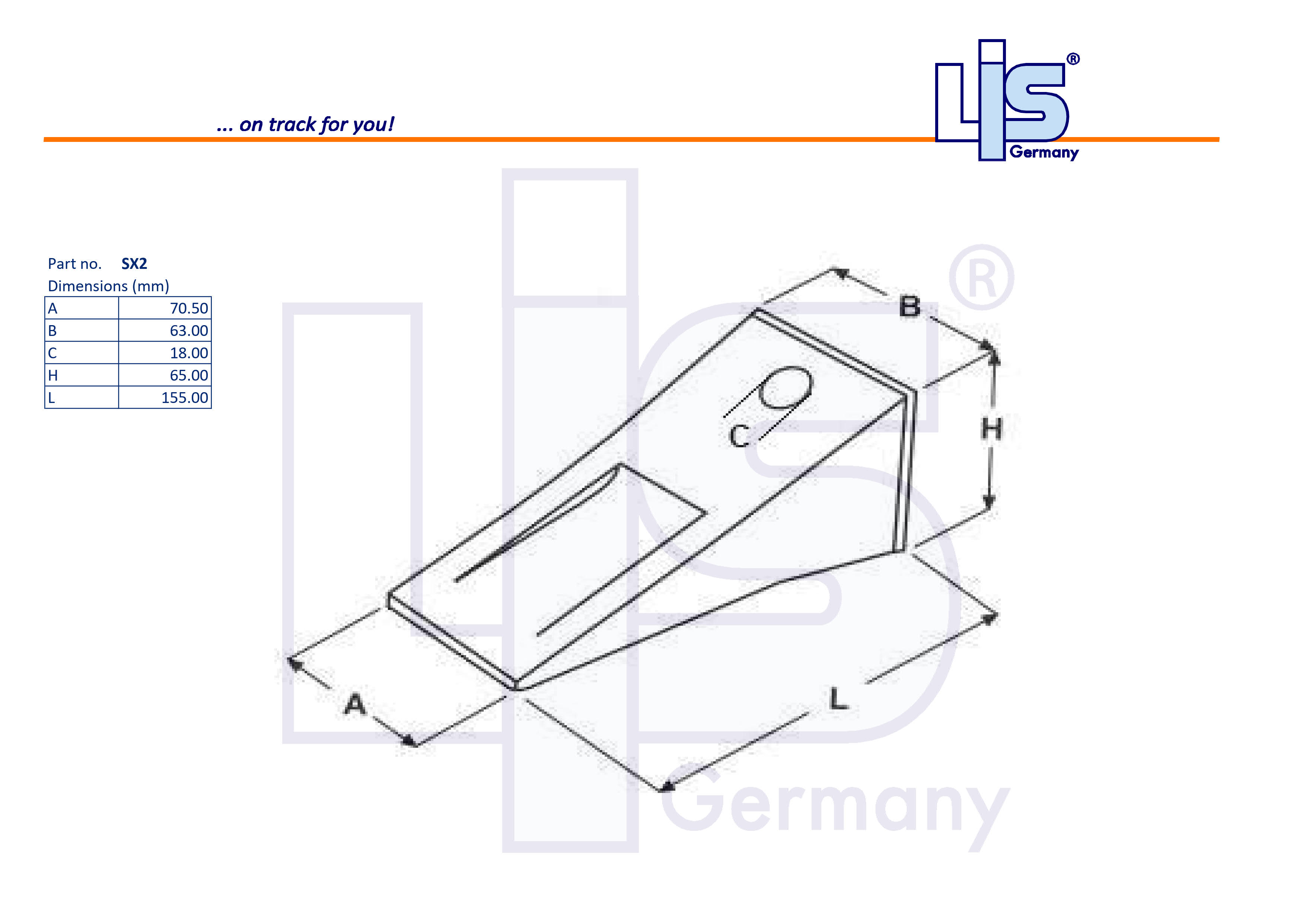 LIS TIP suitable for UNI-Z 2