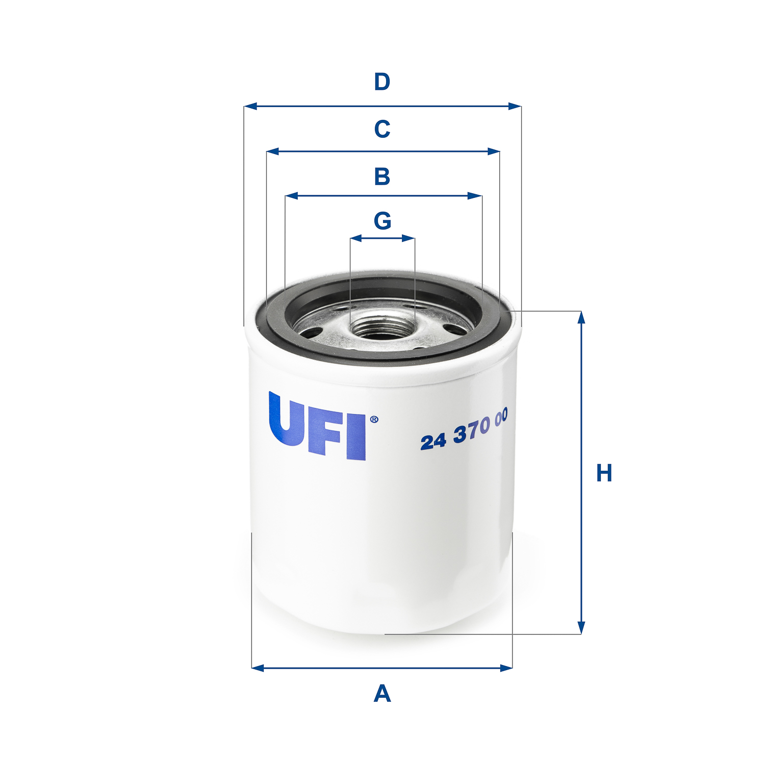 UFI FILTERS 24.370.00 Kraftstofffilterelement