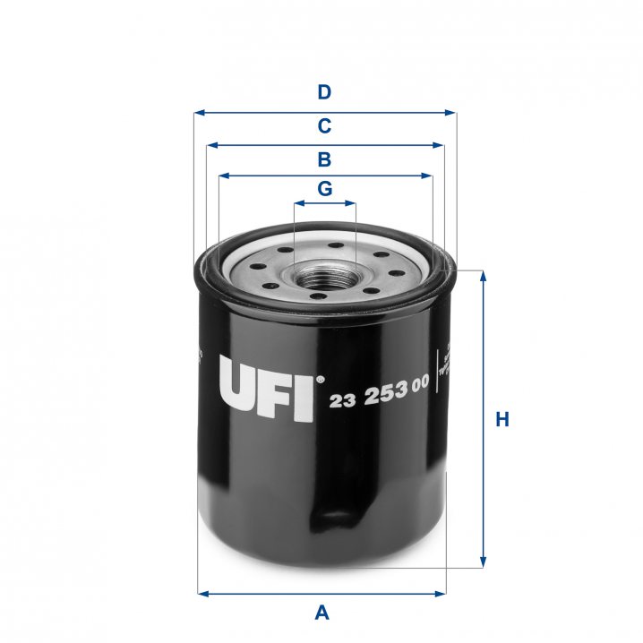 UFI FILTERS 23.253.00 Ölfilter SpinOn