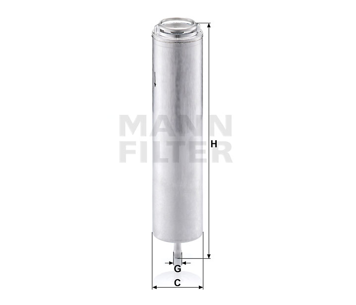 MANN-FILTER WK5002x Kraftstoff-Leitungsfilter Inline