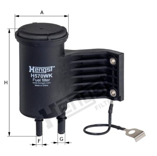 HENGST FILTER H570WK Kraftstoff-Leitungsfilter Inline