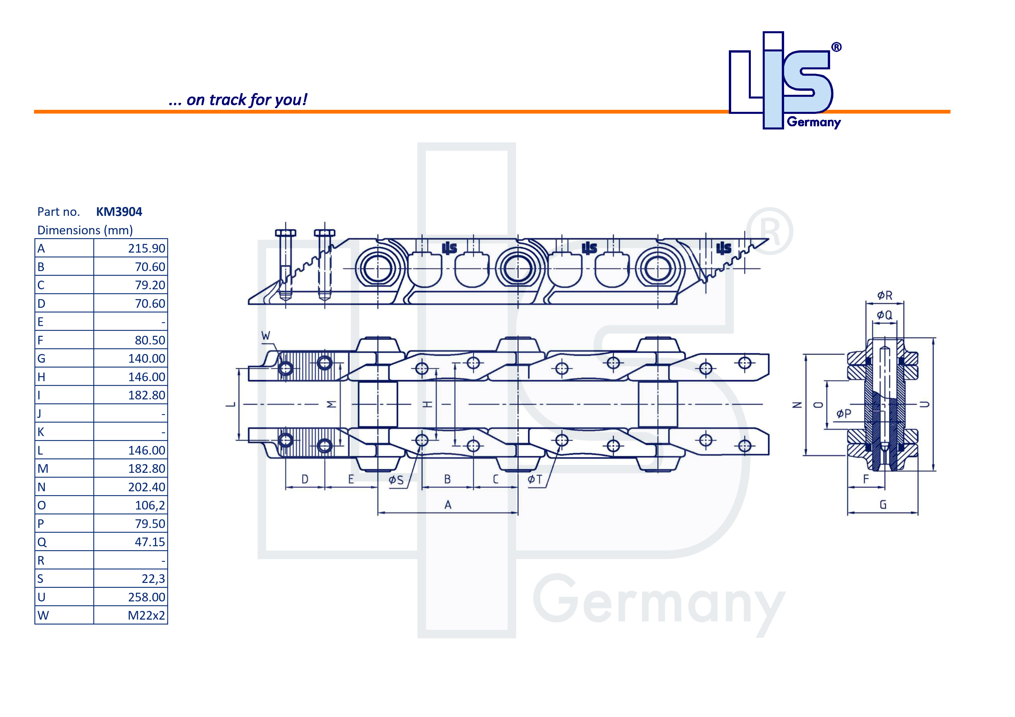 LINK ASSY 41 L LUBRICATED