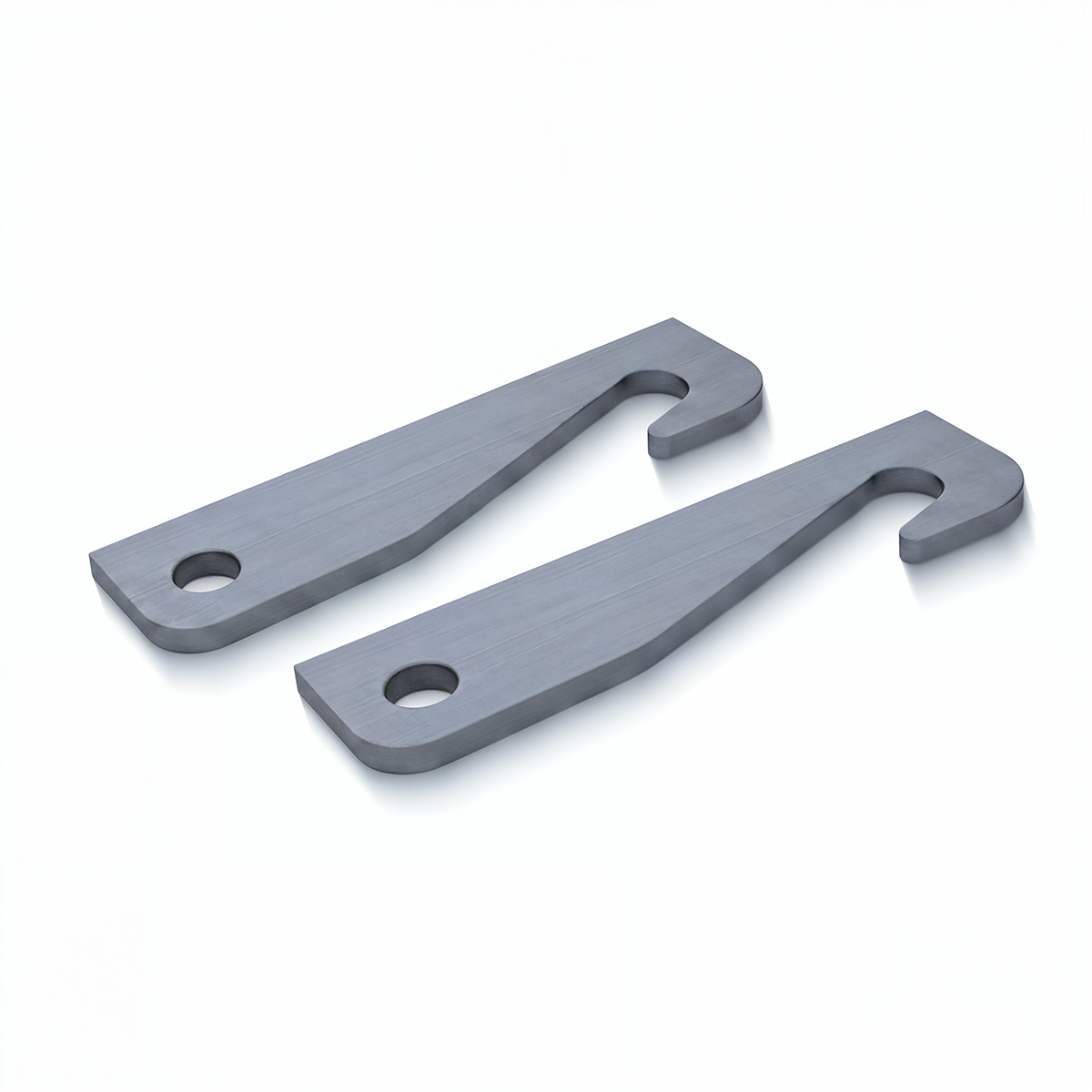 LIS® Anschweißhaken (Paar) für Weidemann Aufnahmen 325x37x40 mm.